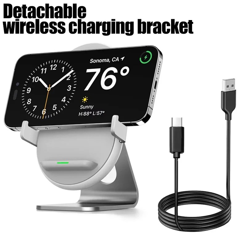 Wireless Car Charger Mount Fast Charging - Kabelloses Auto-Ladegerät 15W Schnellladung Automatische Klemme