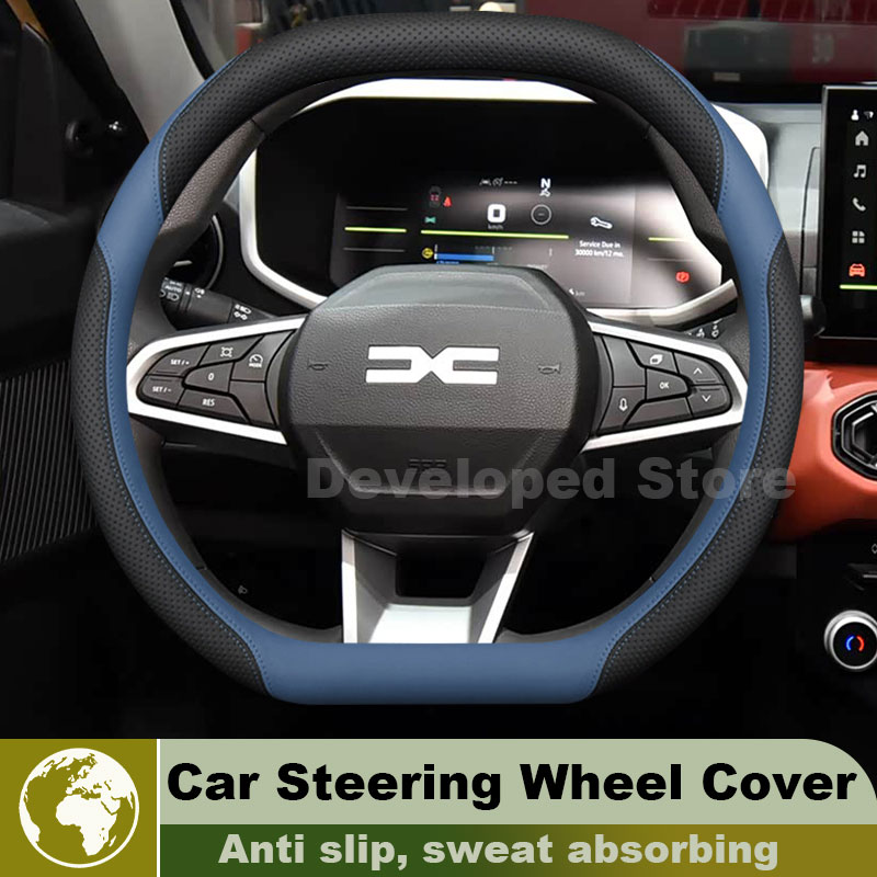 Leder-Lenkradbezug für neue Da – Car Steering Wheel Cover Anti Slip Breathable Bewertung und Preis