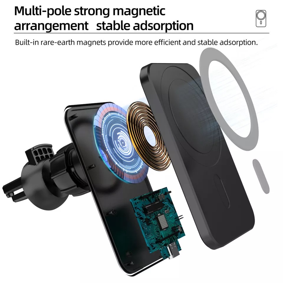 Drahtloses Ladegerät, magnetis – Wireless Car Charger Mount Fast Charging Bewertung und Preis