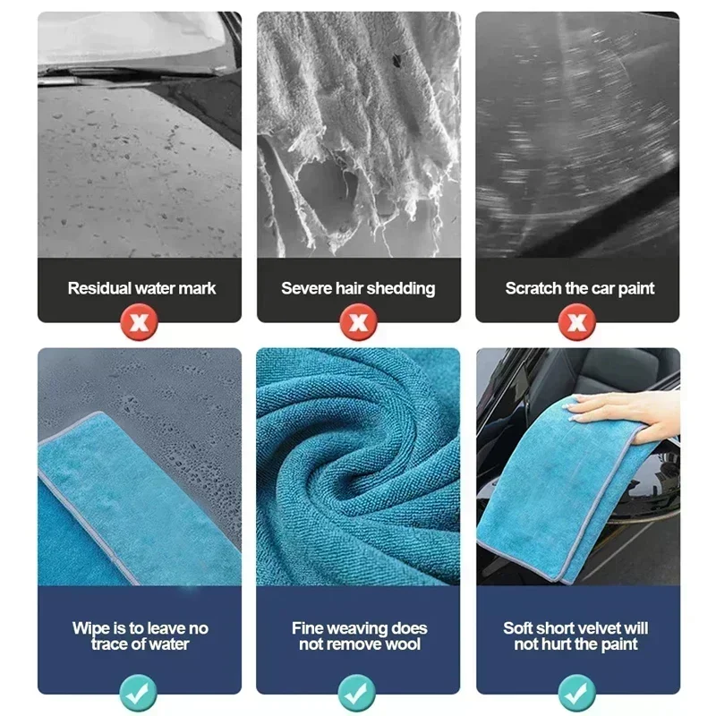 Plüsch-Mikrofaser-Handtuch mit – Microfiber Car Drying Towel Super Absorbent Bewertung und Preis