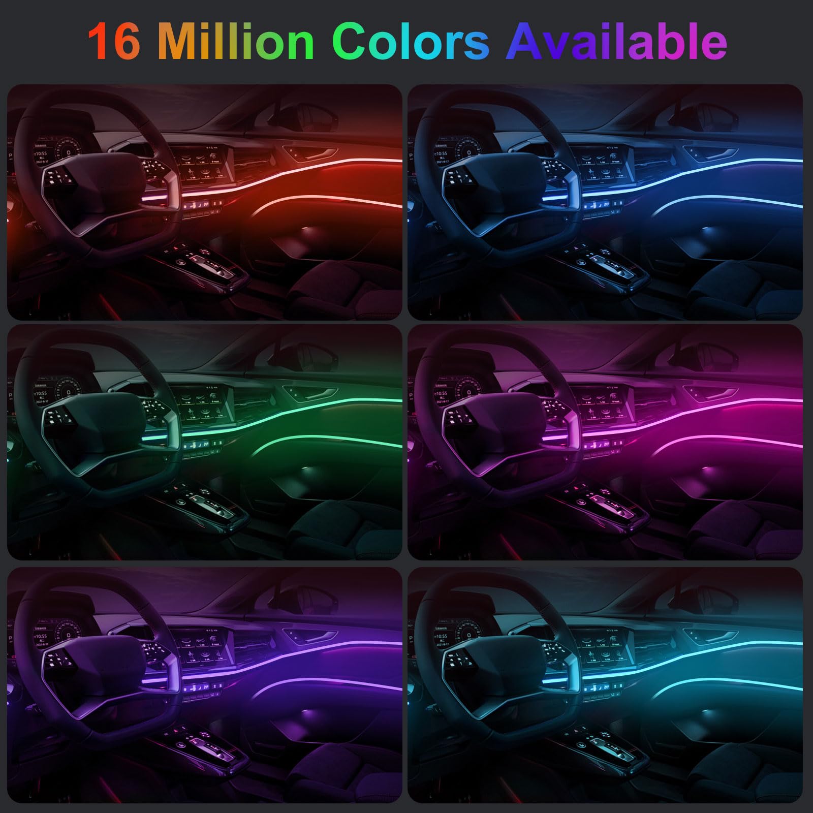 DIY Flexibles Neonlicht 12V RG – Led Ambient Interior Car Lights App Control Bewertung und Preis
